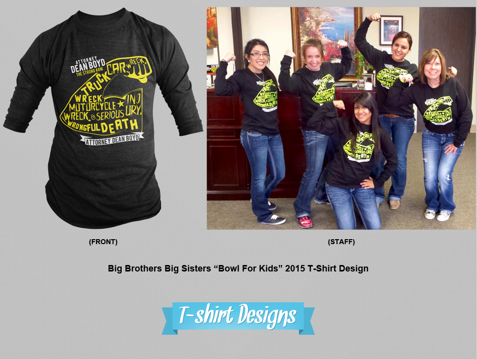 T-Shirt Designs_5 | Design, Branding, Advertising, & Marketing for Attorney Dean Boyd | Octane Studios Amarillo, TX