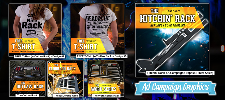 Branding Ad Campaigns & Marketing Graphics for Tumbleweed-Mfg - Octane Studios: Advertising & Marketing Amarillo, TX