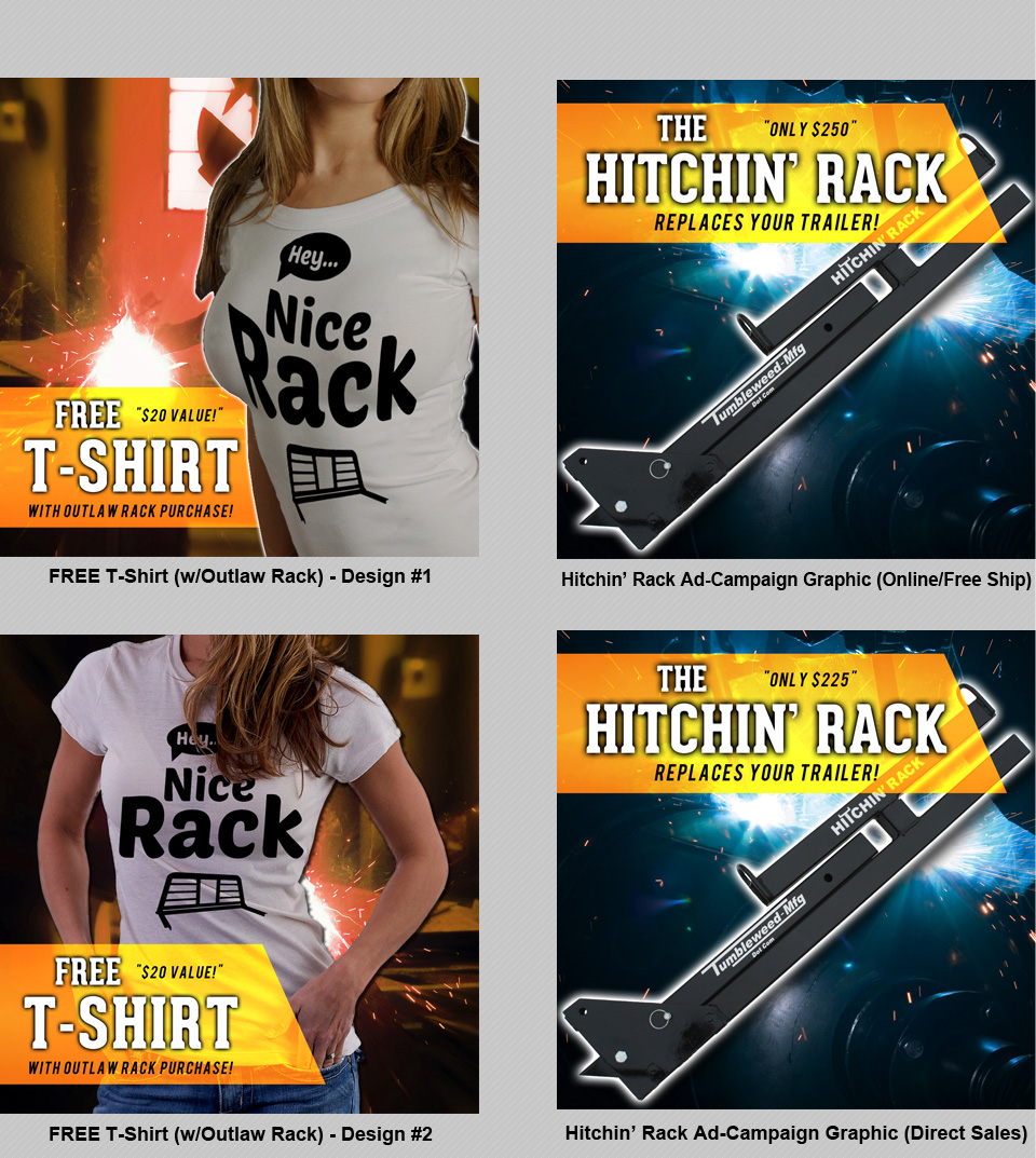 Ad-Campaign & Marketing Graphics #1 | Design, Branding, Advertising, & Marketing for Tumbleweed-Mfg | Octane Studios Amarillo, TX