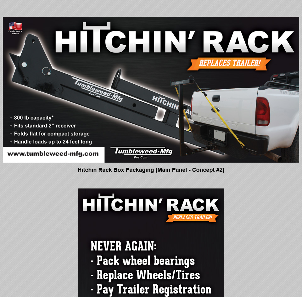 Large Format Product Packaging #1 | Design, Branding, Advertising, & Marketing for Tumbleweed-Mfg | Octane Studios Amarillo, TX