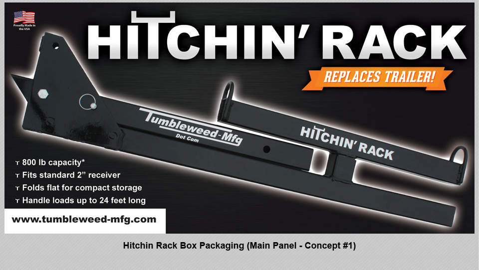 Large Format Product Packaging #3 | Design, Branding, Advertising, & Marketing for Tumbleweed-Mfg | Octane Studios Amarillo, TX