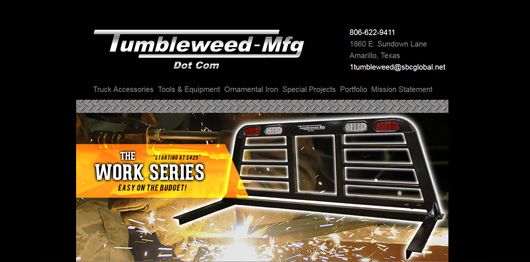 Tumbleweed-MFG | Unique Website Design by Octane Studios