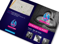 Indigo Fire Brochure (Bi-Fold) Design | By Octane Studios